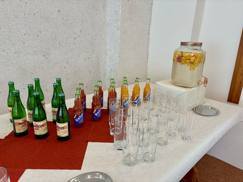 Bohatá nabídka alkoholických i nealkoholických nápojů