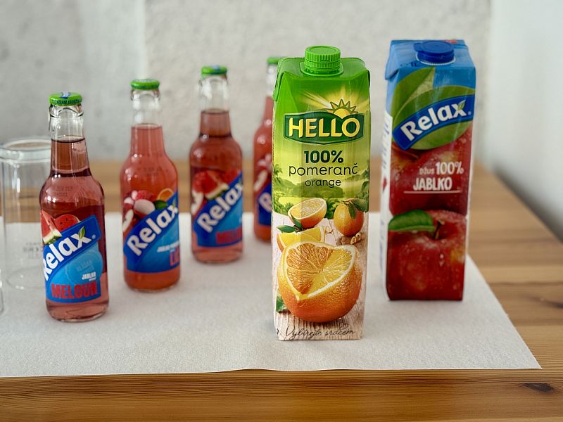 Bohatá nabídka alkoholických i nealkoholických nápojů