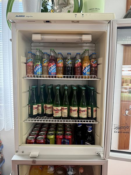 Bohatá nabídka alkoholických i nealkoholických nápojů