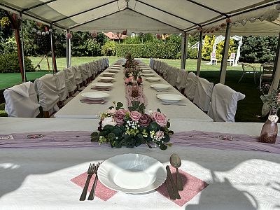 Kouzelná svatba s hostinou a rautem